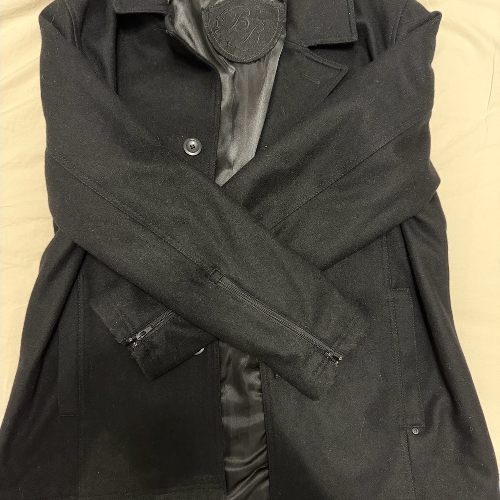 Men's Black River Pea Coat